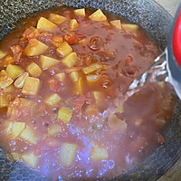 Illustration of how to make tomato, potato and fat beef soup to relieve cravings and lose weight in winter 15