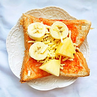 #Quick and nutritious,My family’s must-have winter dish #Simple and quick fruit toast pizza recipe 4