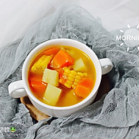 Potato, carrot and corn health soup recipe 12