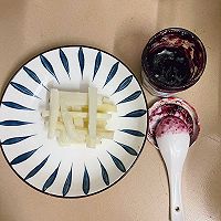 #贝尼 Mama Delicious#kaka Dessert Time—Blueberry Yam Illustration of how to do it 5