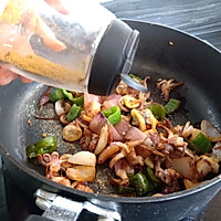 Cumin squid, fresh and deliciousIllustration of how to do it 9