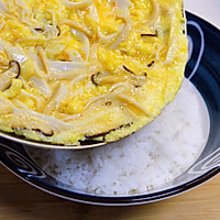 Japanese-style egg-slippery crab meat rice | Rich soup creates fast food Illustration of how to make dinner 6