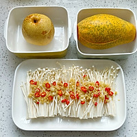 #白valentine's day limited delicious#Dry spring, eat more garlic Illustration of how to make steamed enoki mushrooms with puree 9