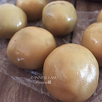 [Savory Cantonese Style Golden Legs and Five Nuts Mooncake] for five Illustration of how to correct the name of Ren moon cake 6