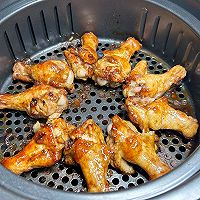 #testyoursummerfoodneed#AIR FRYER Food: Grilled chicken legs with black pepper, illustration of how to make snacks with wine 10