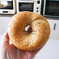 #wonderful baking house#Whole wheat chia seed bagel bread Illustration of how to do it 25