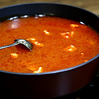 Homemade tomato hot pot soup base----hot pot that you can drink Illustration of how to make soup 8