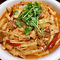 Classic Sichuan cuisine | Illustration of how to cook beef with bamboo shoots 15