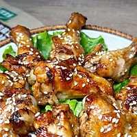 #testyoursummerfoodneed#AIR FRYER Food: Grilled chicken legs with black pepper, illustration of how to make snacks with wine 13