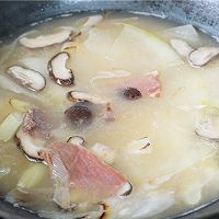 Winter Melon and Ham Soup#Handwashing Soup#Recipe Illustration 8 