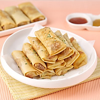 Oven-free cheese chicken spring rolls recipe illustration 9