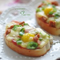 Bread Mini Pizza +#rapidbreakfast#Recipe Illustration 10