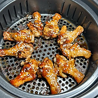 #testyoursummerfoodneed#AIR FRYER Food: Grilled chicken legs with black pepper, illustration of how to make snacks with wine 11