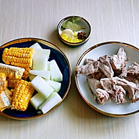 Summer health soup & winter melon, corn and ribs soup, clearing away heat and relieving summer heat Delicious! Recipe 4