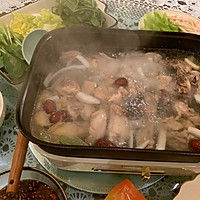 #福福New Year's Eve#Hainan Coconut Chicken Hot Pot Recipe Illustration 13