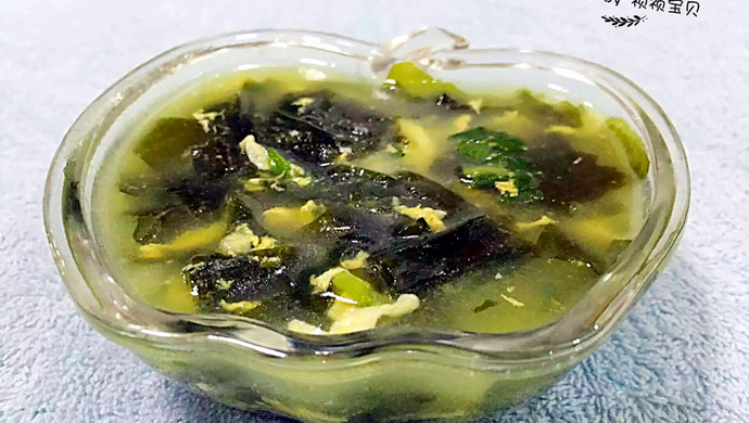 Wakame egg drop soup