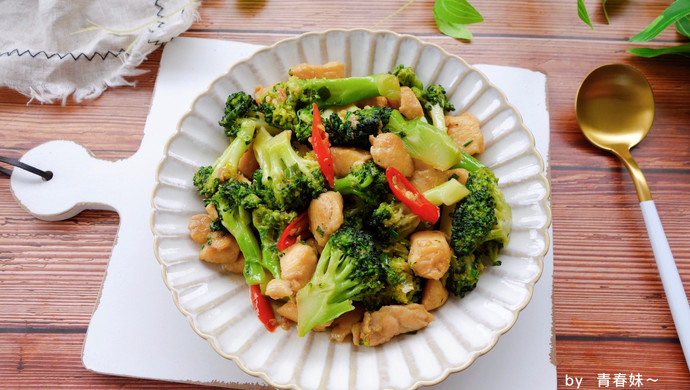 Sautéed Chicken Breasts with Broccoli