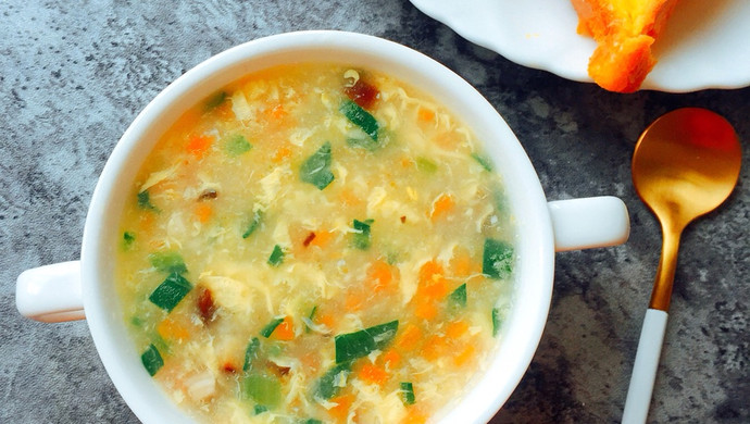 Shrimp and Vegetable Pimple Soup