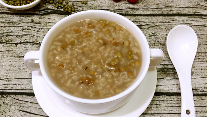 Mung bean porridge