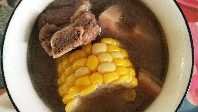 Pork Ribs, Corn and Lotus Root Soup