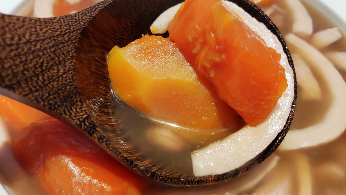 Papaya Coconut Peanut Nourishing Soup