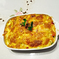 Illustration of how to make golden cheese baked rice (a quick dish for lazy people) 6