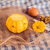 Exquisite and cute little dessert: Pumpkin Steamed Egg | Ju Element's Illustration of how to do it 2