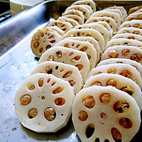 Illustration of how to make fried lotus root cake (lotus root box), a special snack in Jiangnan 6