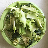 Illustration of how to cook broccoli with garlic and oyster sauce 2