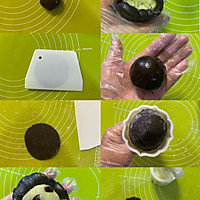 Cantonese-style chocolate coconut mooncake—the texture of brownie cake, coconut Rich and delicious! Recipe 7