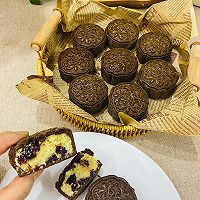 Cantonese-style chocolate coconut mooncake - the texture of brownie cake, coconut Rich and delicious! Recipe 14