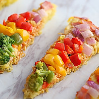 Rainbow Instant Noodles Pizza#Xiaoxia Creative Cuisine# Recipe Illustration 12