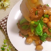 Cantonese Cuisine: Illustration of Stir-fried Beef with Straw Mushroom and Abalone Sauce 14