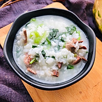 # Summer heat relief, it must be #SpinachPorkLiver Illustration of how to make porridge 15