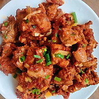 Fry flour chicken shells, flour chicken racks, so fragrant to friends, Illustration of how to make the appetizer #showyourreuniondinner# 9