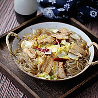 Pork Belly Stewed Vermicelli Cabbage#How to Eat in Autumn#Recipe Illustration 12 