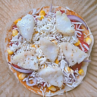 #baby's first bite of complementary food fish#How to make cod pizza Illustration 6