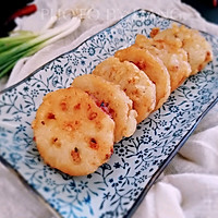 Illustration of the recipe of Jiangnan specialty snack fried lotus root cake (lotus root box) 12