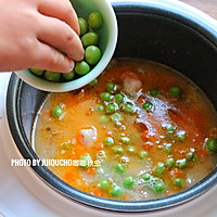 Illustration of how to make colorful shrimp porridge to nourish the spleen and regulate the five internal organs in autumn. 8