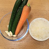 #我healthdaily-away from autumn dryness# Cold cucumber and white fungus Illustration of how to do it 3