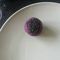 [Fourless version] Purple Sweet Potato Cheese Sesame Balls (New Style New Year Illustration of how to make dinner desserts~coarse grains~) 7