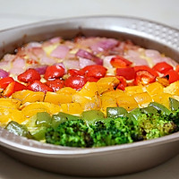 Rainbow Instant Noodles Pizza#小script Creative Cuisine# Recipe Illustration 10 