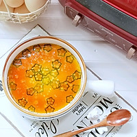 Little Star - Okra Steamed Egg Recipe Illustration 11