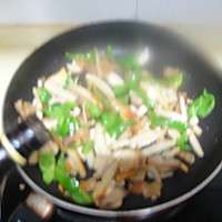 Illustration of how to make stir-fried pork belly and king oyster mushrooms 8