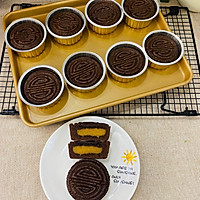 Chocolate egg mooncakes - the texture of cake, soft and sweet! Illustration of how to do it 14