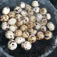 Dish to go with wine--Illustration of how to make braised quail eggs 1