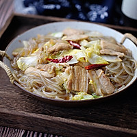 Pork belly stewed with vermicelli and cabbage#How to eat in autumn#Recipe illustration 13