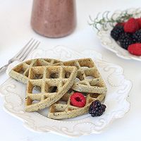 Black Sesame Waffles: Recipe Illustration 7