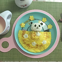 Illustration of how to make Little Bear Omelette Rice 7