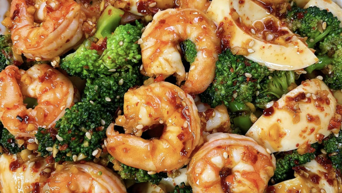 Salad Broccoli and Shrimp